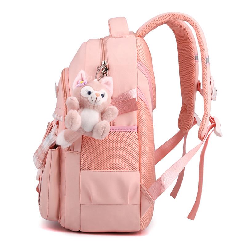 新品书包女韩版可爱小学生1-2-3年级女孩减负背包儿童轻便百搭双