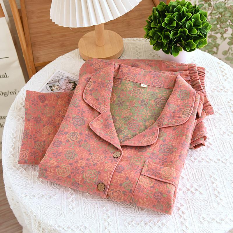 春秋新款全棉色织提花家居