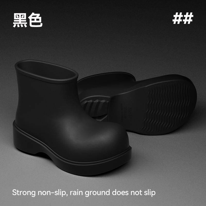 极速高级感户外雨鞋女款2026夏季外穿厚底增高防滑防水雨靴时尚工