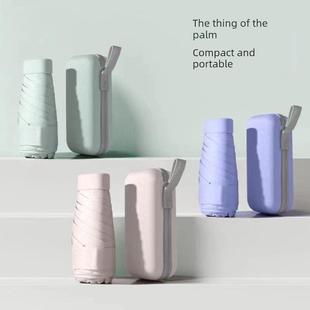 遮阳伞晴雨伞礼品黑胶伞六折伞防晒伞便携口袋伞小轻巧便携J