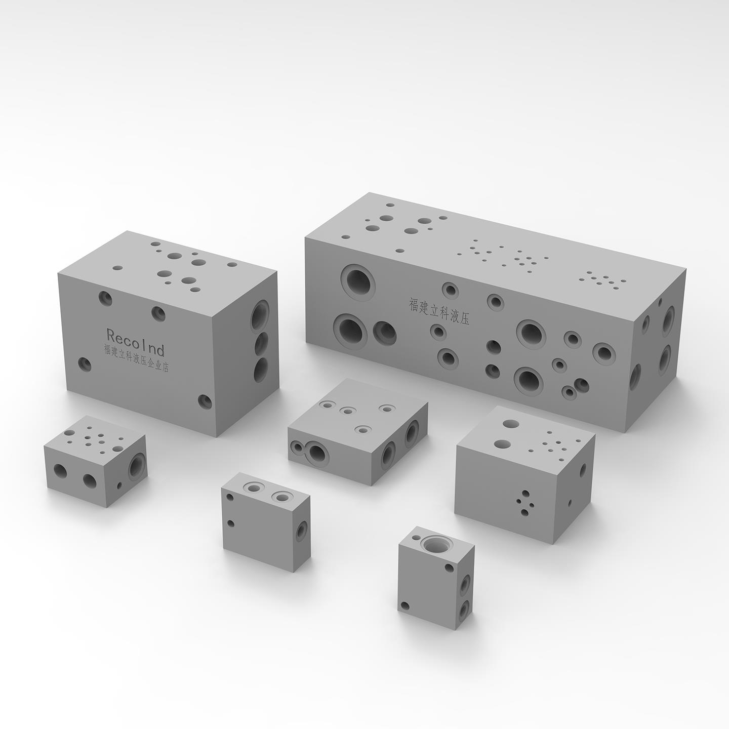 液压系统阀块/油路块 非标定制液压阀块阀组液压分流块设计加工