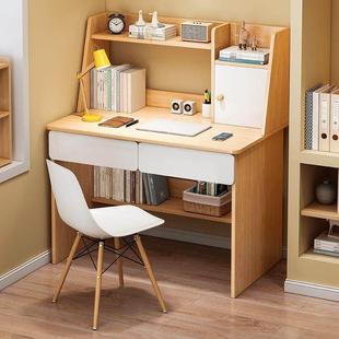 书桌桌柜一体书架一学习sz0005 1桌卧室家用脑桌连体电书柜小户型