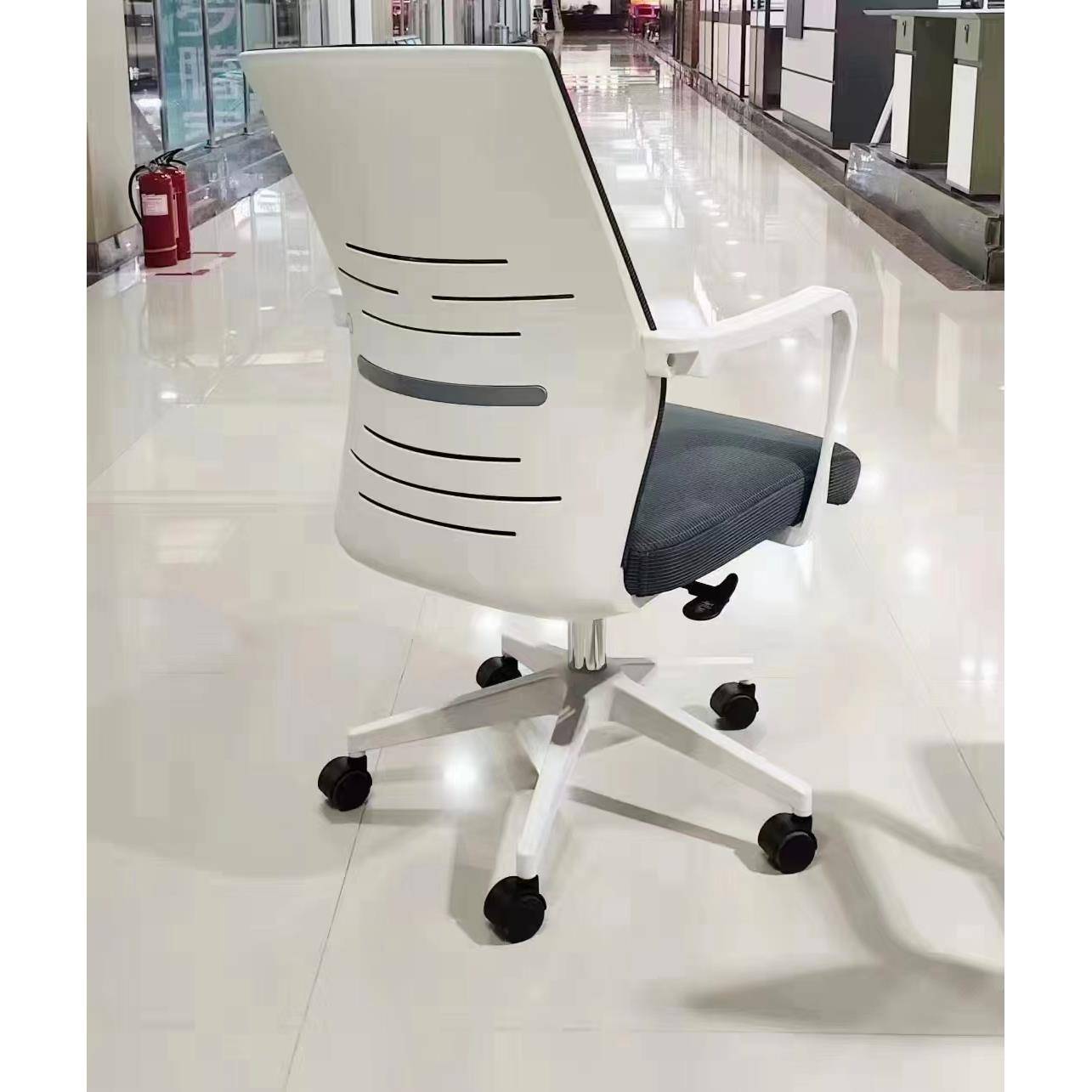 电脑椅子家用舒适久坐办公 椅万向轮靠背椅转椅办公室网布会议椅