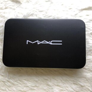 mac铁盒化妆刷12件套黑色时尚动物毛彩妆工具彩妆刷便捷款