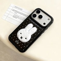 ins秋冬古包皮纹米菲适用iPhone17PROMAX手机壳苹果16PRO1514131211