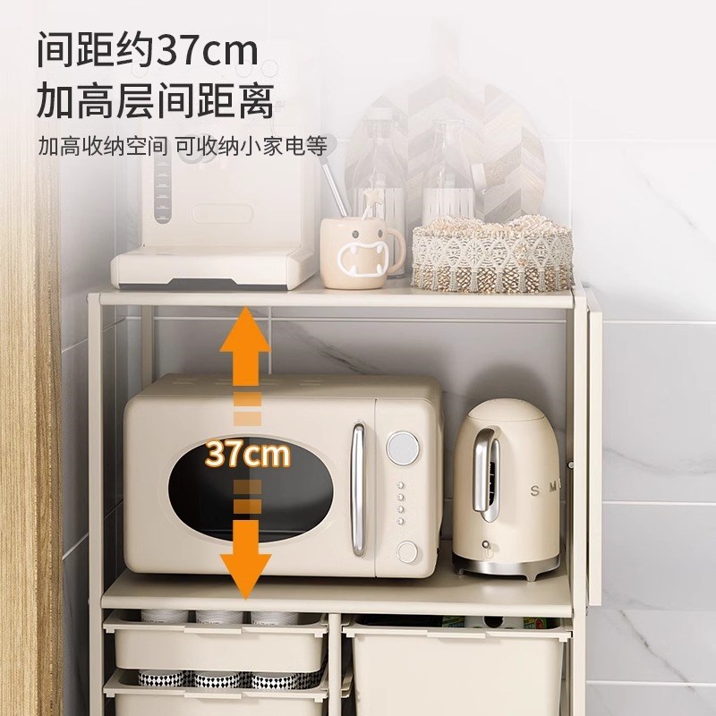 可移动小推车网红零食收纳柜餐边柜家用带抽屉收纳架置物架储物柜