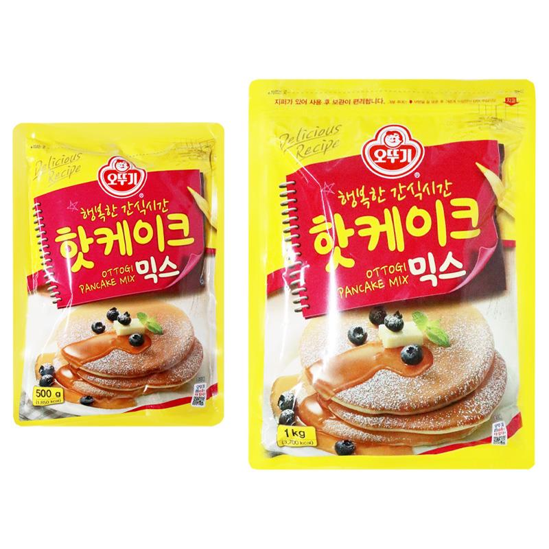 韩国进口不倒翁蛋糕粉松饼粉500g/1kg华夫饼粉烘焙宝宝早餐香松饼