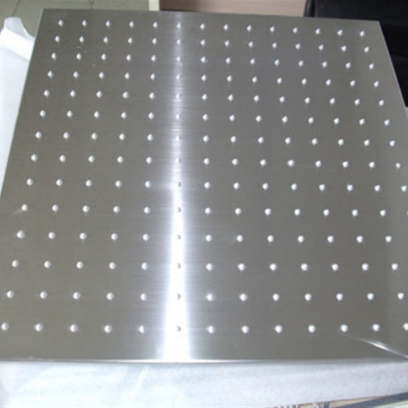 30x30集成吊顶沐浴喷头304不锈钢拉丝哑光花洒天花置顶淋浴顶喷头