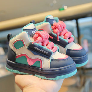 儿童运动鞋男童2023新款1一6岁女童春秋款鞋子宝宝休闲板鞋面包鞋