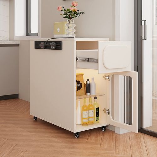 超小岛台倒台餐桌一体高级小户型迷你导台餐边柜小尺寸窄型多功能