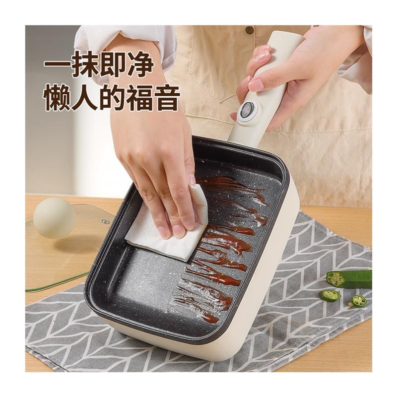玉子烧煎锅插电款日式家用平底锅不粘锅厚蛋烧方形麦饭石煎蛋神器