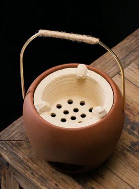 仿古红泥电炭炉电热丝炉电陶炉茶炉碳炉陶炉烧水煮茶炉煮水壶