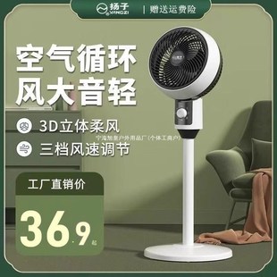 扬子空气循环扇家用电风扇对流扇节能省电台立两用落地扇小型宿