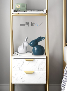简约家居装饰品小摆件莫兰迪轻奢客厅玄关电视柜酒柜创意陶瓷摆件