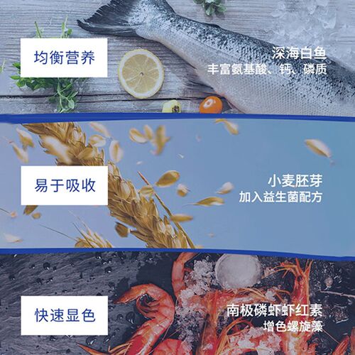 统一锦鲤鱼饲料混合鱼粮蝴蝶鲤饲料雷龙鱼饲料鹦鹉鱼饲料金鱼饲料