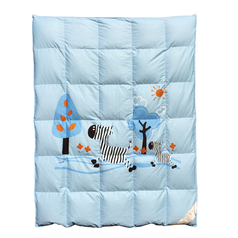 儿童羽绒被芯 95%白鹅绒冬被学生单人婴K儿加厚宝宝幼儿园春秋被