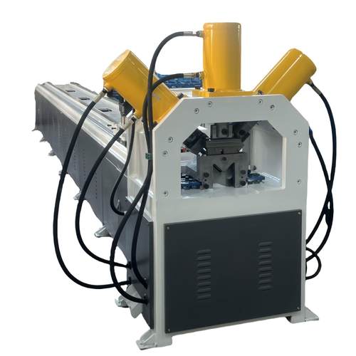 厂家全自动方管圆管冲孔切断机数控角铁槽钢冲孔切角机货架冲孔机