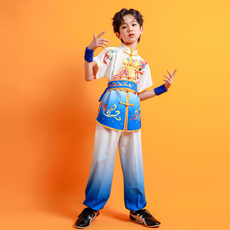 六一儿童武术服幼儿训练表演出男女童幼儿园功夫学生武术练功服装