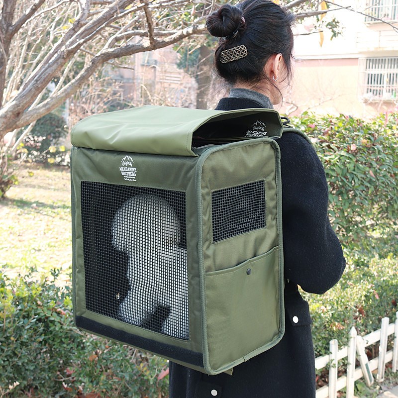 宠物狗狗包中小型犬猫包双肩外出便携背包宠物大容量冬天透气保暖