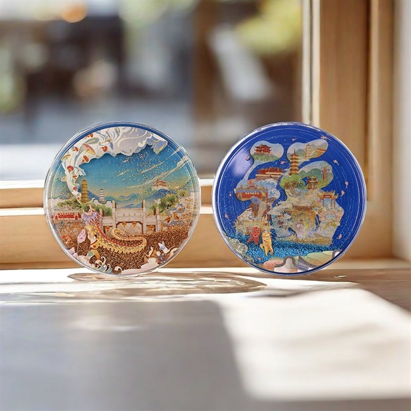 福州流沙冰箱贴三坊七巷特色纪念品手绘旅游景点有福之州磁吸礼物