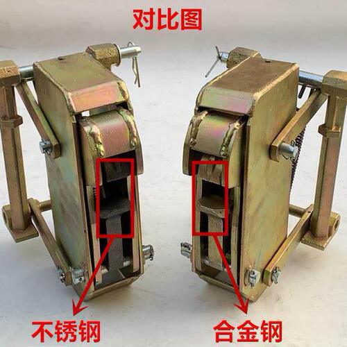 甄选促销巨鼎叉车油桶夹具配件鹰嘴双鹰嘴总成钩抓铁桶器弹簧夹子