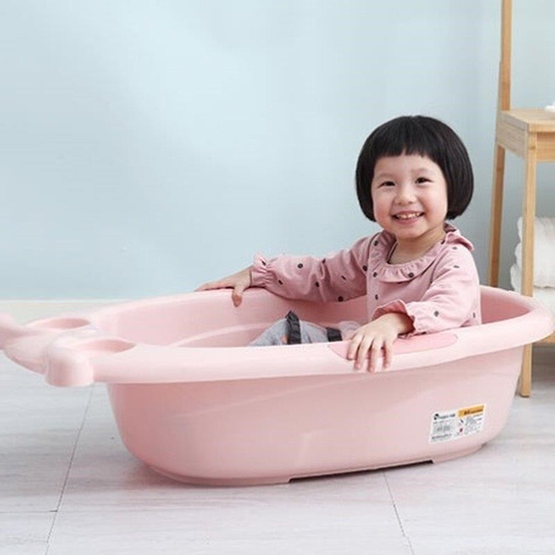 婴儿洗澡盆宝宝浴盆大号可坐躺1-4E岁6超大加长加厚小孩幼儿童浴