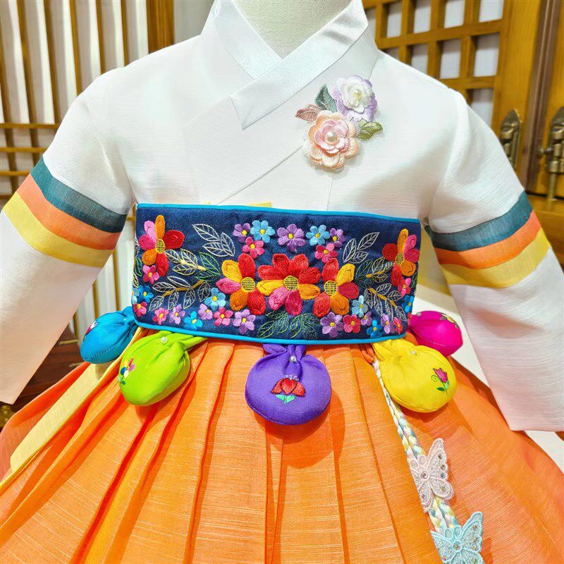 生日腰绳男女宝宝儿童韩服腰带装饰腰带(是腰带的价格)H-P11602