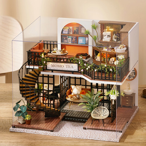 3d立体拼图模型拼装p房子别墅diy手工制作小屋女孩儿童玩具益智