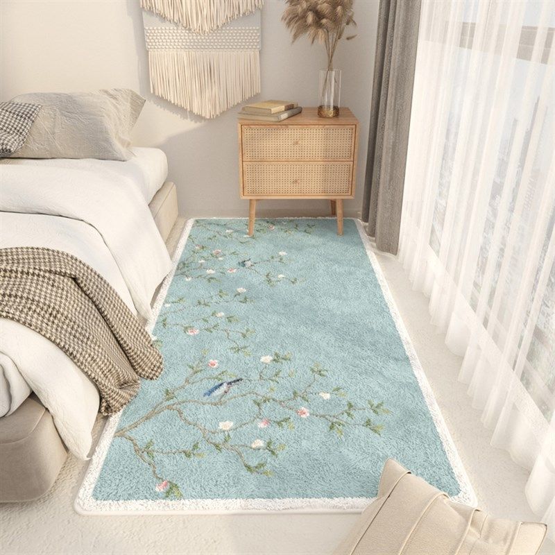 新中式轻奢 长条床边地毯客厅卧室加厚床前沙发脚垫飘窗地垫轻奢i,居家布艺,地毯,淘宝优惠券,粉丝福利购,淘宝优惠卷