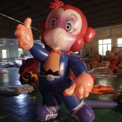 新年猴子充气财神气模 猴年开业庆典活动金猴气模2.5米厂家供应