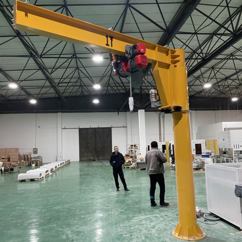 销售270小型手动悬臂起重机车间内手动BZD型立柱式悬臂吊