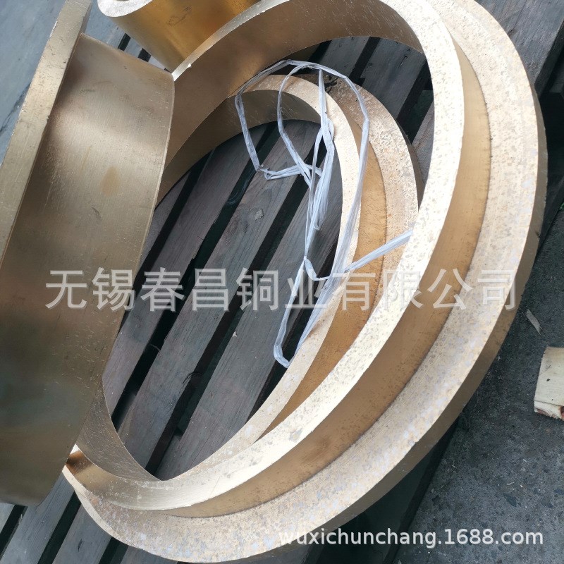 厂家供应锡青铜套 QSn6.5-0.1铜轴套法兰铜套可定尺寸开槽打孔