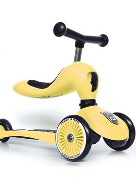 Scoot ride奥地利滑板车可坐可骑滑1-6岁宝宝二合一滑滑溜溜车