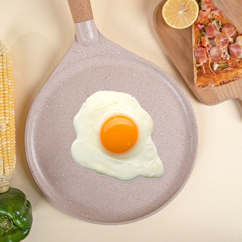 MGC不粘锅24cm披萨盘 饼底烤盘千层平底锅6/7/8/9寸pizza盘班戟锅