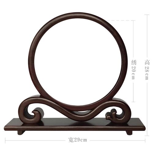 木质框架双面绣苏绣影楼相框剪纸摆件字麦秆画胎毛画镶嵌石头皮影