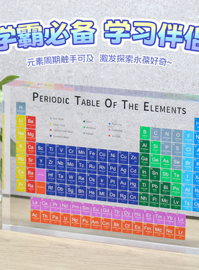 化学元素周期表案摆件彩色字母款