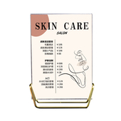 院价目表皮肤管理价格美睫美甲展示牌摆台定制桌牌台卡展示牌