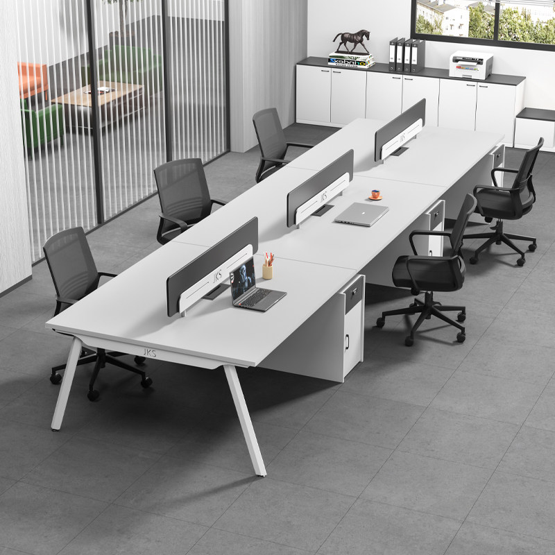 现代钢架白色职员办公室桌椅四六卡座电脑桌工位家俱,商业/办公家具,组合/屏风工作位,淘宝优惠券,粉丝福利购,淘宝优惠卷