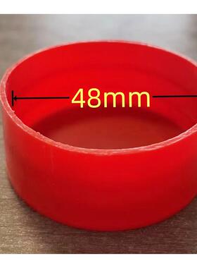 架子管塑料管帽黄色外扣保护套φ48鹰架钢管管帽防撞阻流塞保护帽