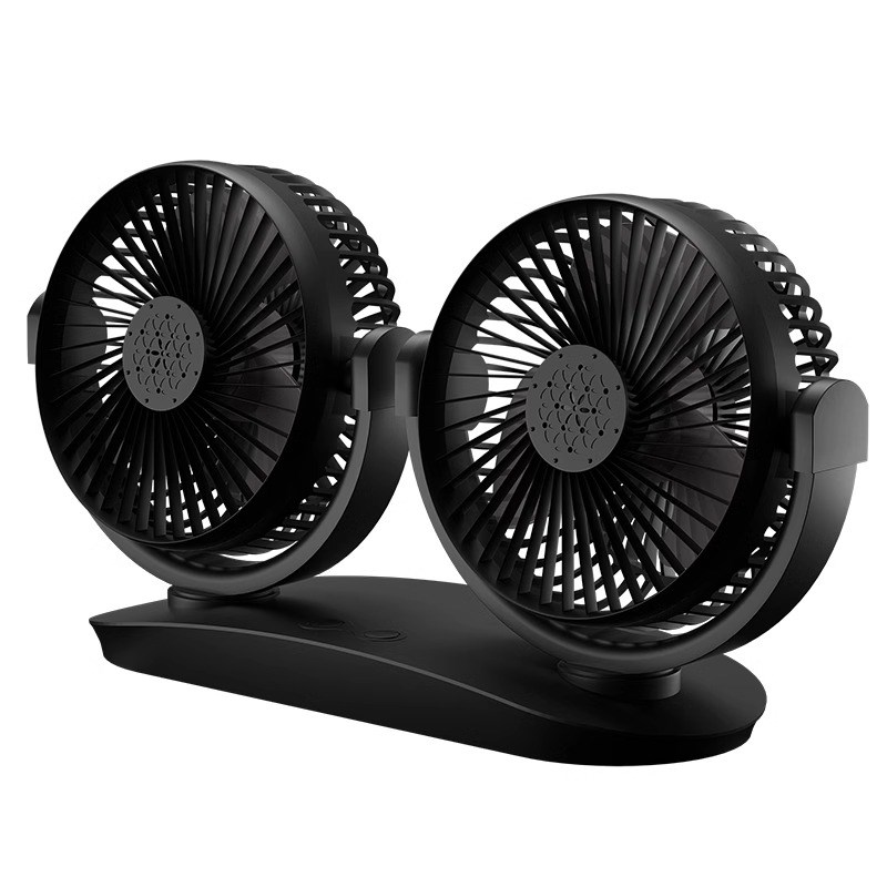 车载风扇24V大货车空调制冷电动车汽车12伏车用小型USB电风扇