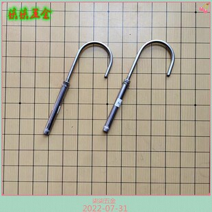 不锈钢加长弯f钩挂墙带钩子墙体膨胀挂钩吊杆螺丝膨胀钩7字J型大