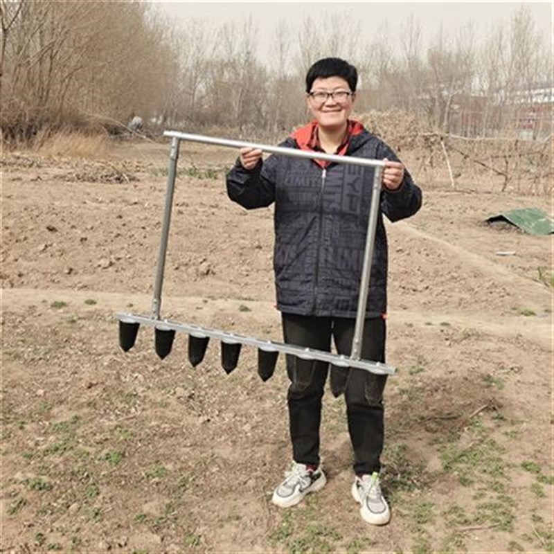 大棚栽草莓d农用工具草莓打孔器种草莓神器撒饵器打洞器栽草莓神