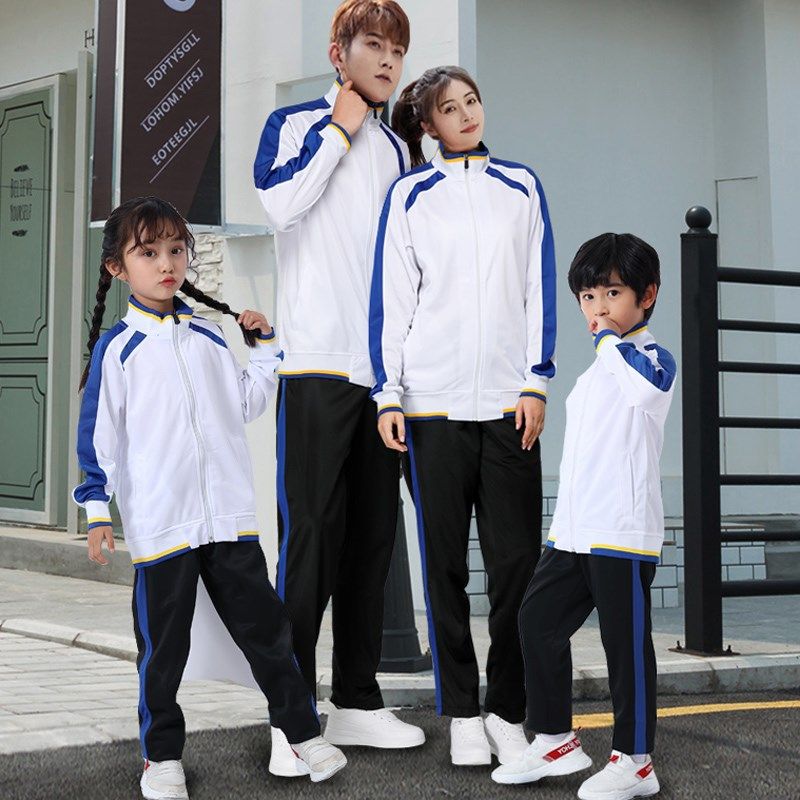 亲子装小学生校服秋冬运动会套装班服订制儿童夏季高中幼儿园园服