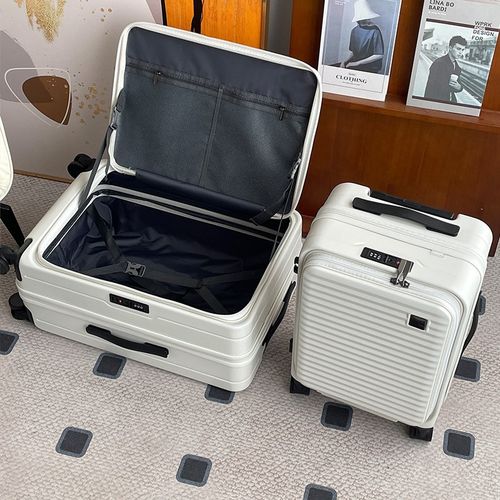 侧开PC静音轮24行李箱女扩展28大容量双层防爆拉杆箱登机旅行箱男