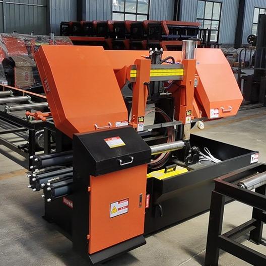 全自动带锯床4570数控锯床快速液压钢筋方管型材锯龙门带锯