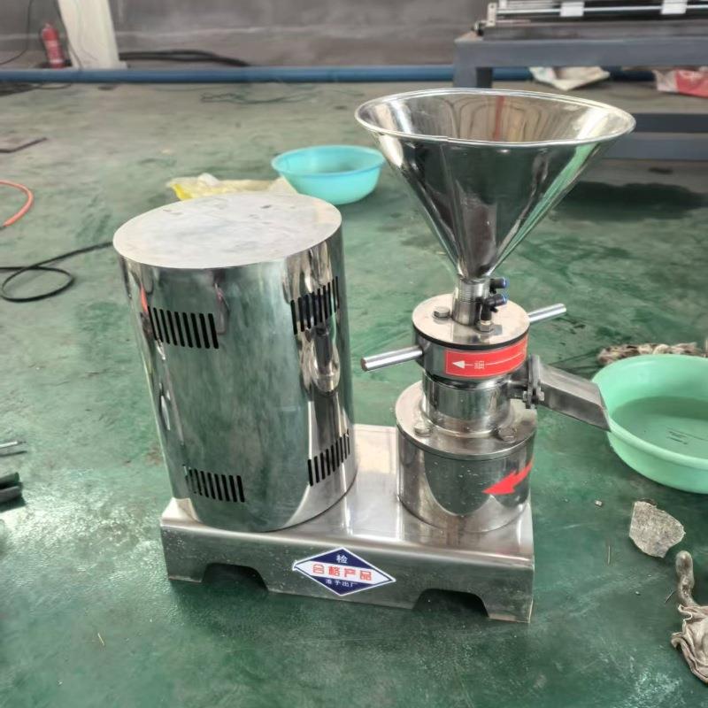 食品级不锈钢卧式高速胶体磨水果蔬菜研磨机宠物饲料研磨机