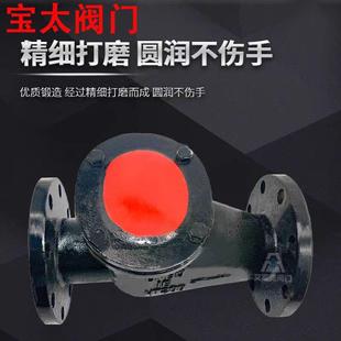 厂家直销H44T 止回阀 16Q国标重型铸铁单向止逆阀黑色体单向旋启式