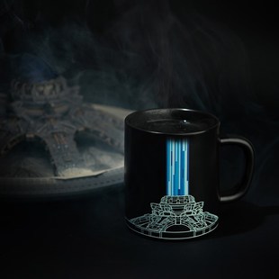 赛凡自研 流浪地球2周边 行星发动机温感马克杯 陶瓷变色材质