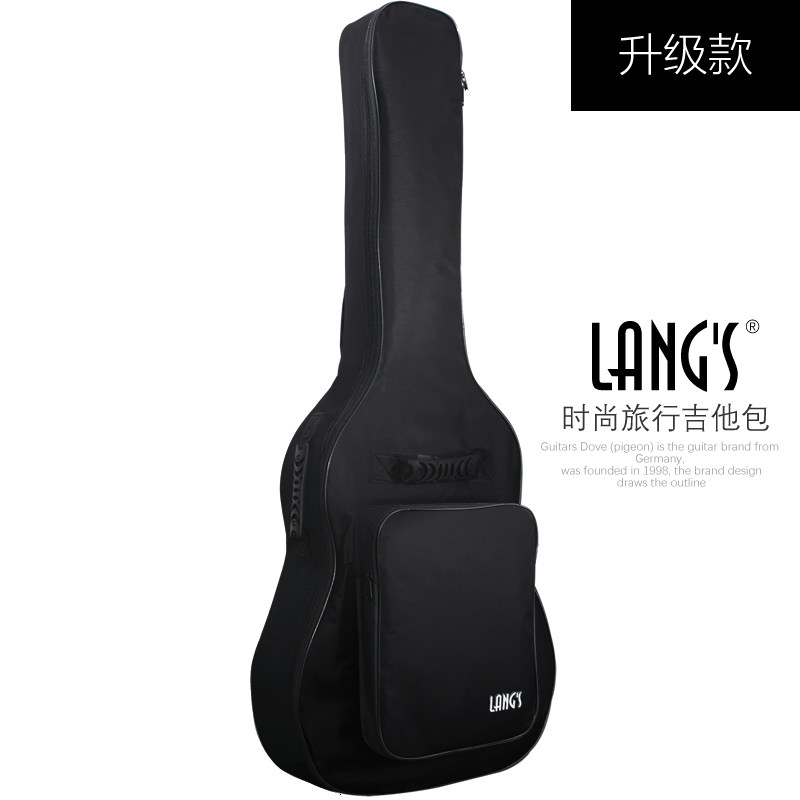 朗斯41寸海绵民谣吉他琴包40寸加厚木吉他包袋子防水双肩背包帆布