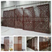 白色祥云通镂空雕客厅隔新电视背景墙窗吊顶天板定制